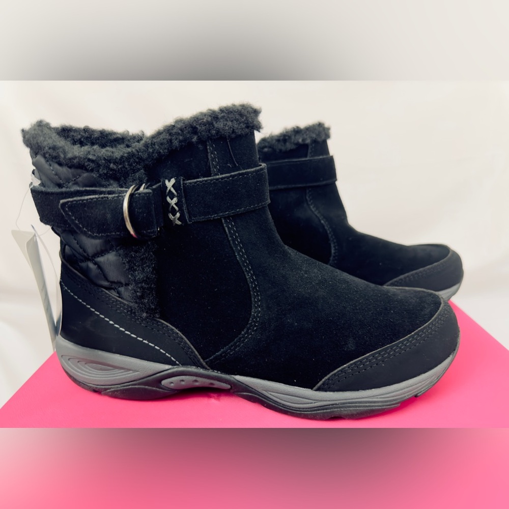 Easy Spirit Womens Elk Suede Cold Weather Shearling Boots Size 9M New wi…